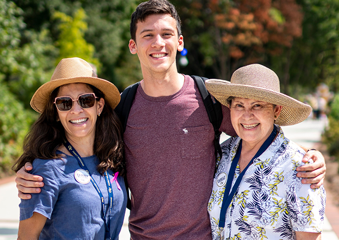 GT mom and grandma with son/grandson.